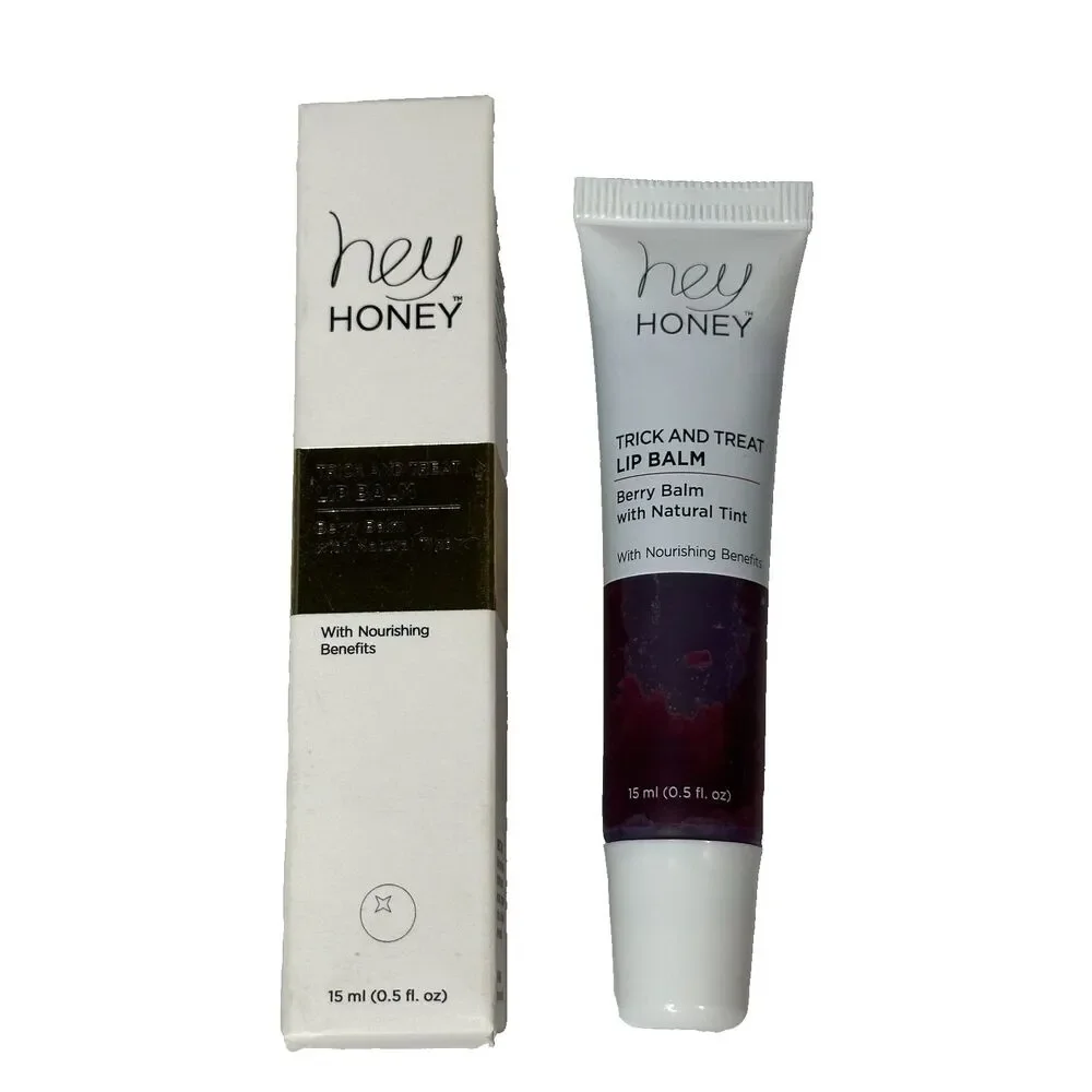 Hey Honey Trick and Treat Lip Balm Berry 15 mL/ 0.5 fl oz New In Box